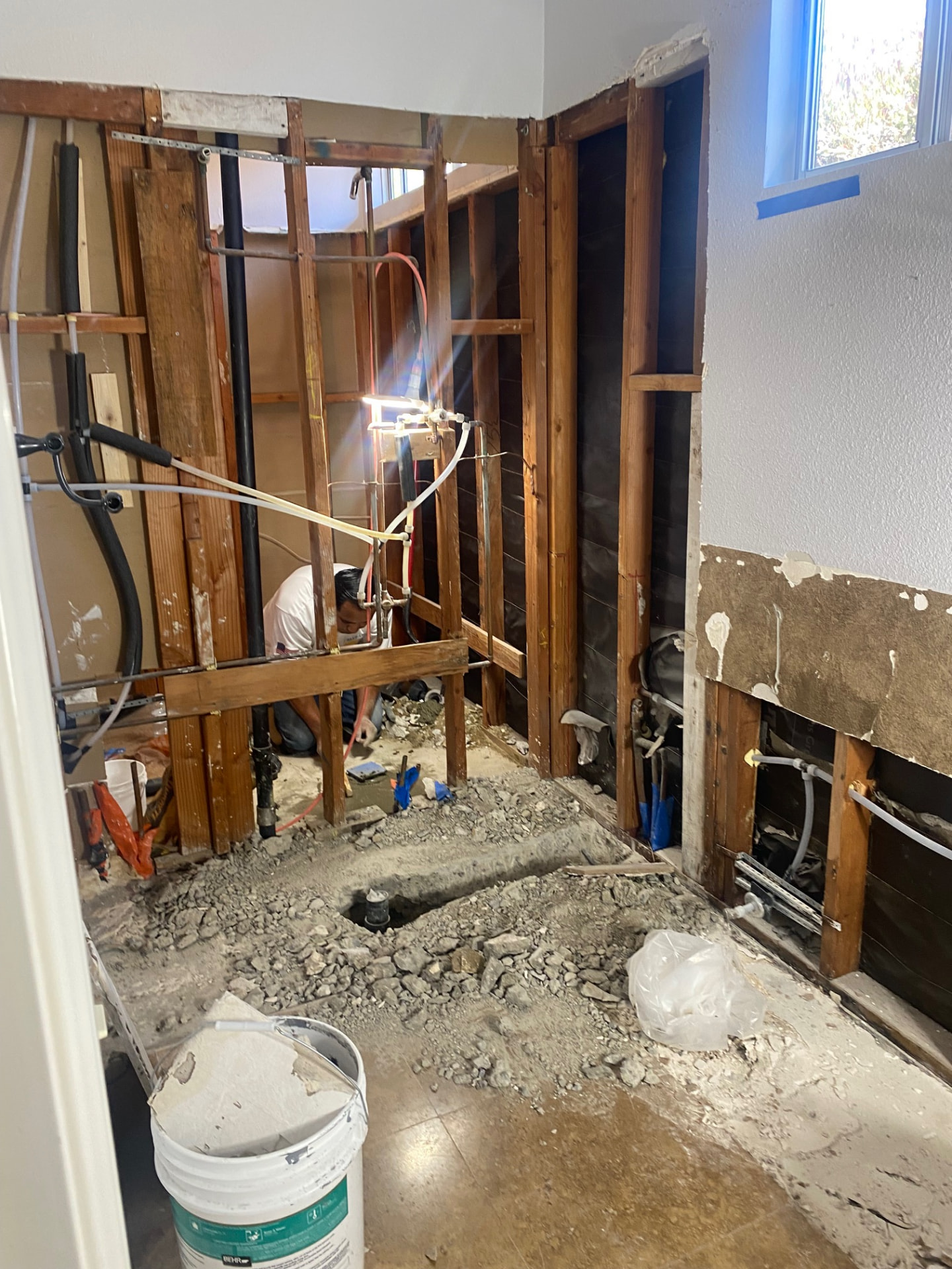 Bathroom before