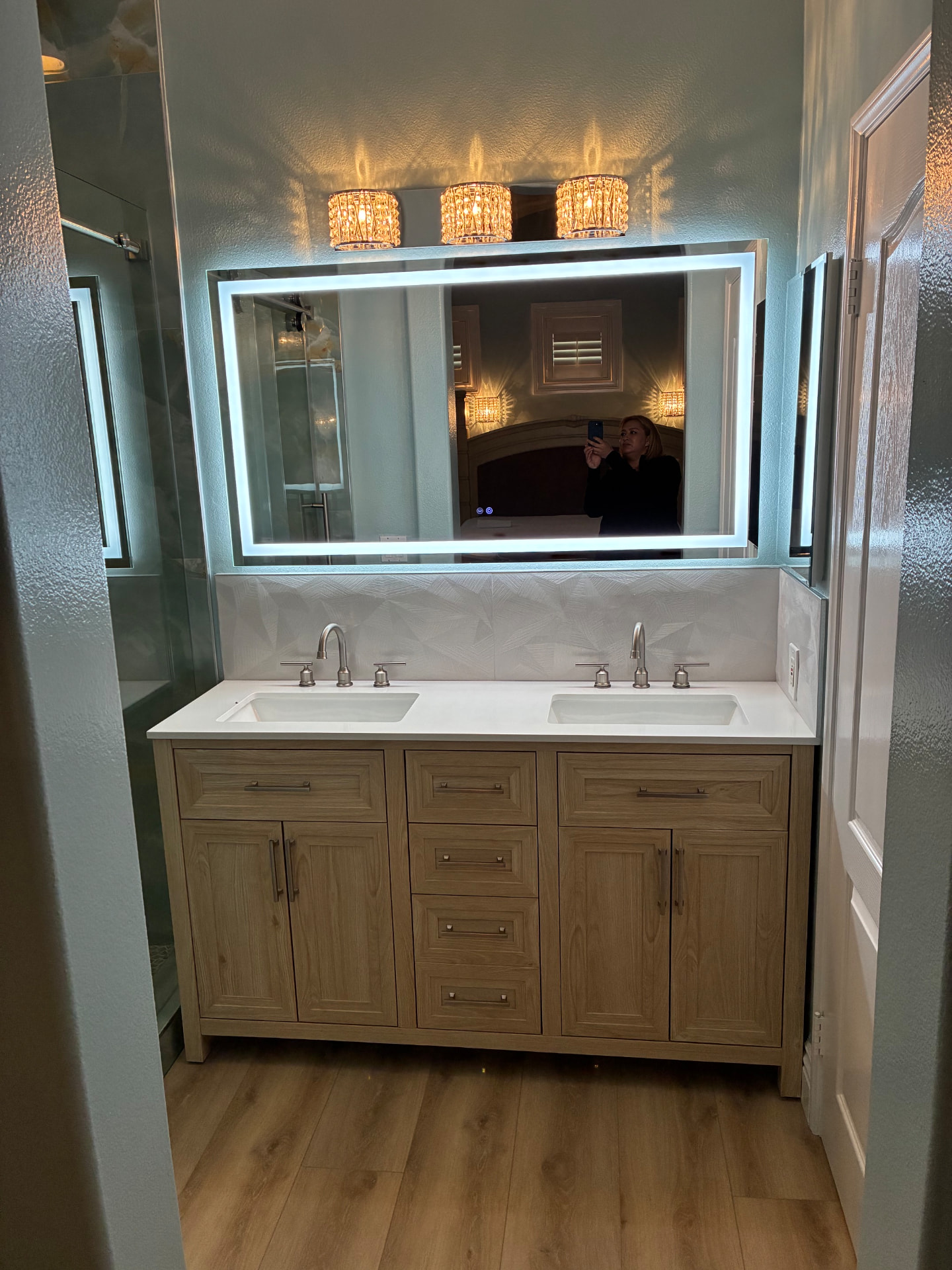 Bathroom water damage rebuild — After