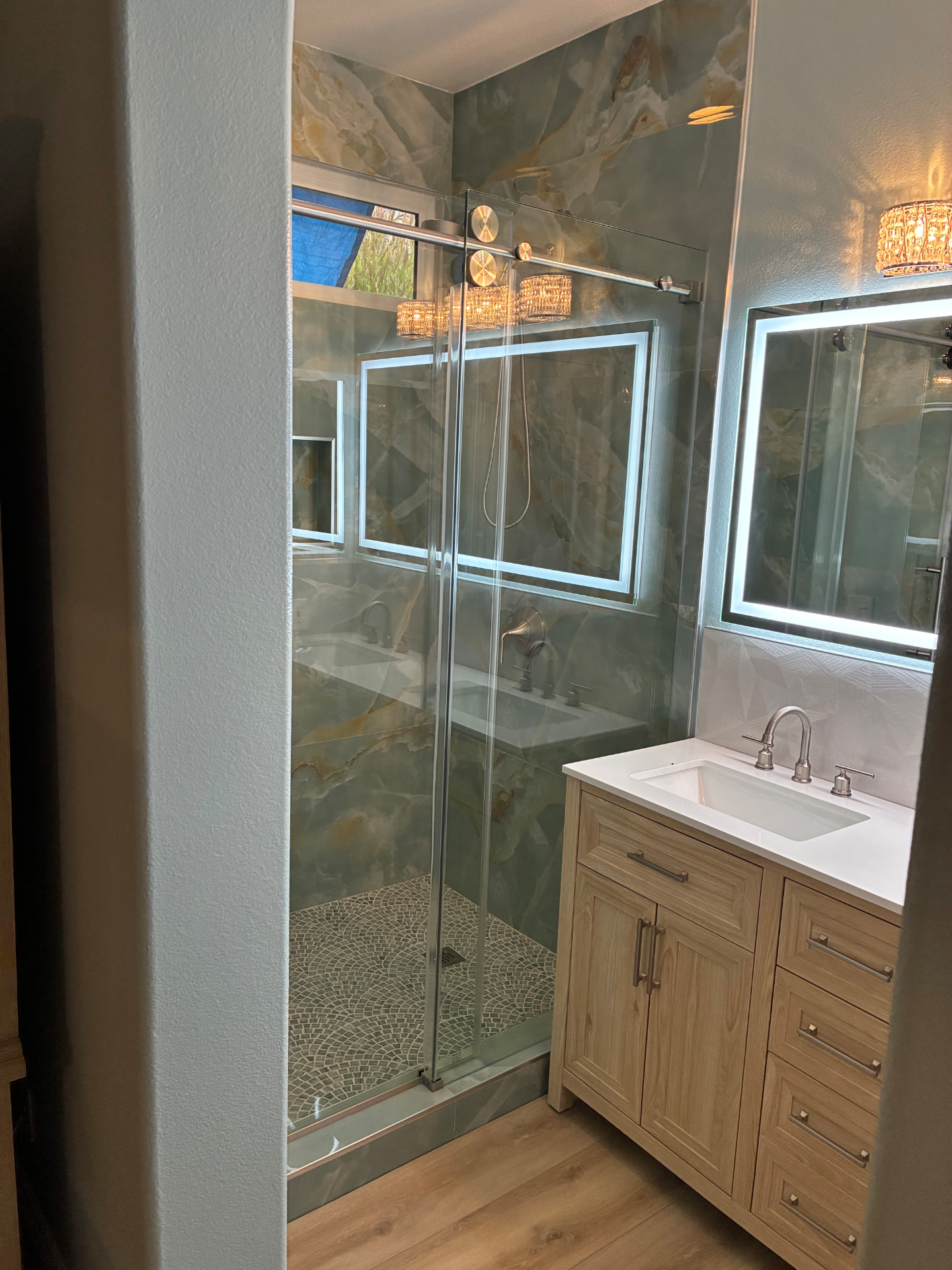 Bathroom water damage rebuild — After