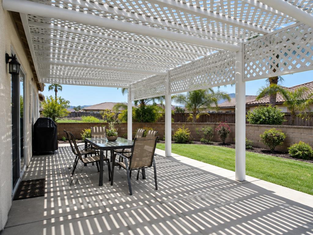 Lattice Tube Patio Covers